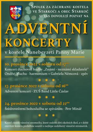 Adventní koncert - Koncert duchovní hudby "Známí - neznámí skladatelé"